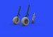 P51D Mustang Wheels (Airfix) E648335
