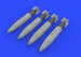 BLU27 (4x) finned napalm bombs Vietnam era F-100D etc E648389