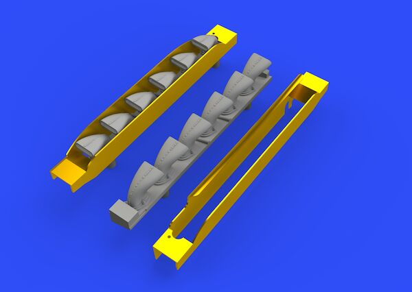 Messerschmitt BF109G-6 Exhaust Stacks (Tamiya) E648402