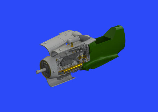 Messerschmitt BF109G-6/U-4 Engine (Tamiya) E648427
