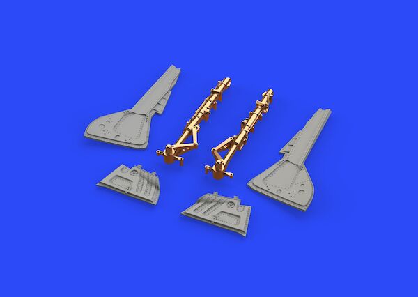 Focke Wulf FW190A-5 Undercarriage legs (Bronze)  and doors  E648436