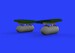 Kawasaki ki61-1 Hien Fuel Tanks (Tamiya) E648443