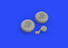Spitfire MKXIV Wheels 4 spoke (Airfix)  E648468