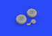 Spitfire MKXIV Wheels 4 spoke (Airfix)  E648468