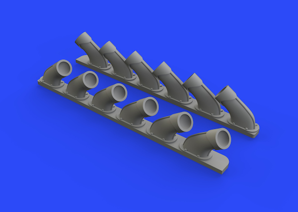 Spitfire MKXIV Exhaust stacks (Airfix) E648470