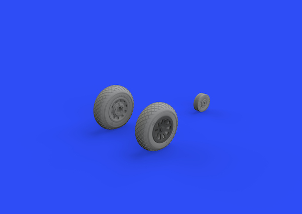 P51D Mustang Wheels diamond tread (Eduard) E648494