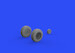 P51D Mustang Wheels with Rhomboid Tread  (Eduard) E648512
