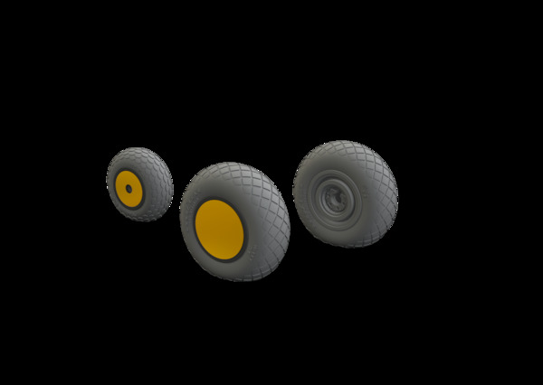 Lockheed P38F Lightning Wheels (Tamiya) E648515