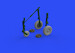 Mirage IIIC Wheels (Eduard) E648541