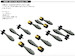 BDU33 & MK76 Bombs (6x each) E648567
