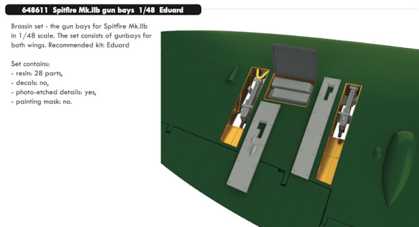 Spitfire MKIIb gun bays(Eduard)  E648611