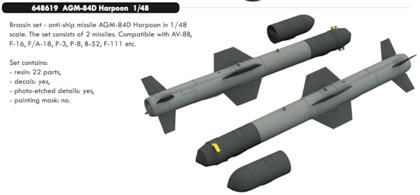 AGM84D Harpoon (2x)  E648619