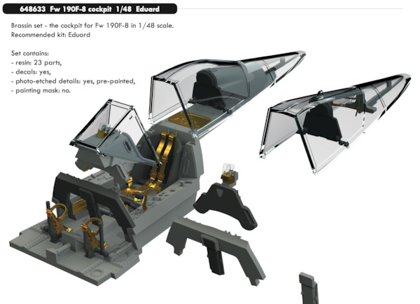 Focke Wulf Fw190F-8 Cockpit (Eduard)  E648633