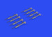 RP3 60Lb Rockets for Hawker Tempest MKII (Eduard, Special Hobby)  E648641