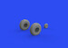 B17 Flying Fortress Wheels with Block tread (HK Models) E648643