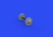 Sopwith Camel Type 1 Wheels (Eduard) E648657