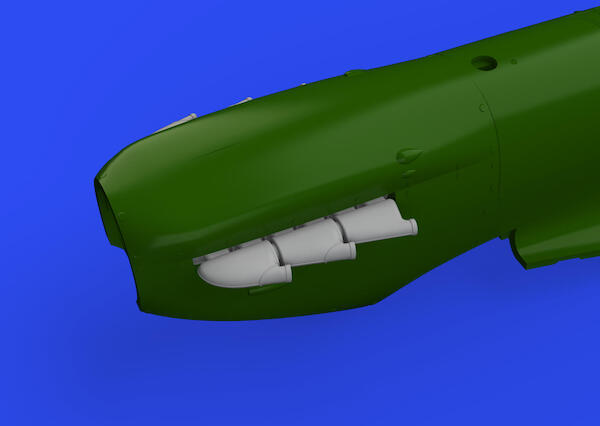 Supermarine Spitfire Three Stack exhaust - Rounded_ (Eduard)  E648667