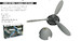 Messerschmitt BF109G-10 Propeller (Eduard) E648672