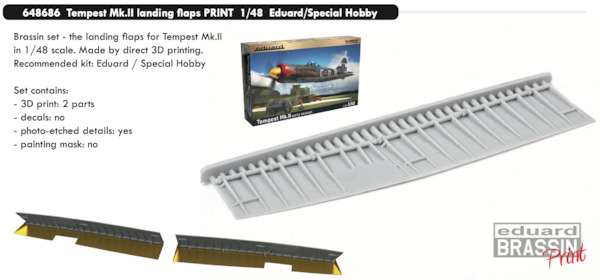 Hawker Tempest MKII Landing Flaps (Eduard/Special Hibby)  E648686