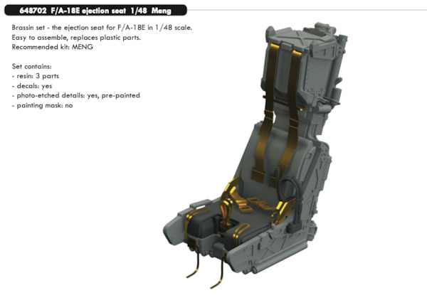 F/A18E Super Hornet Ejection Seat (Meng) E648702
