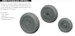 F16 Fighting Falcon Wheels - Early- (Tamiya) E648707