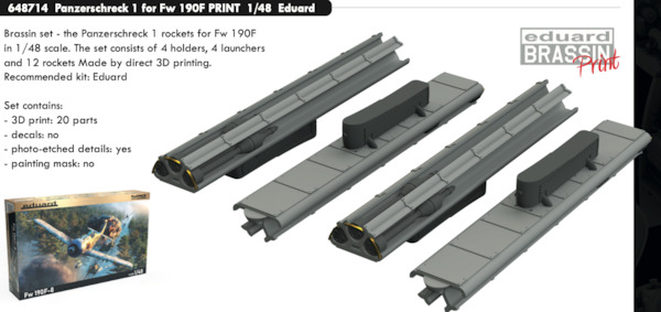 Panzerschreck 1 for Focke Wulf FW190F (Eduard)  E648714