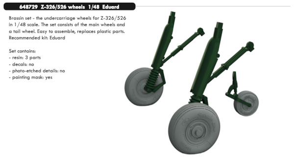 Zlin Z-326/526 Akrobat  Wheels (Eduard)  E648729