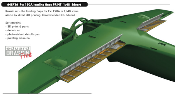 Focke Wulf FW190A Landing Flaps (Eduard)  E648736