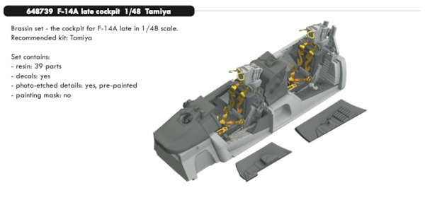 F14A Tomcat Cockpit - Late- (Tamiya) E648739