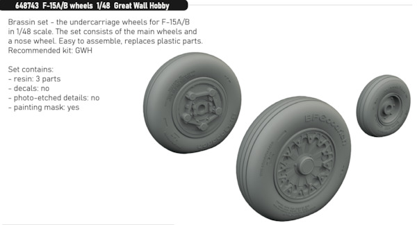 F15A/B Eagle Wheels (Great Wall Hobby) E648743