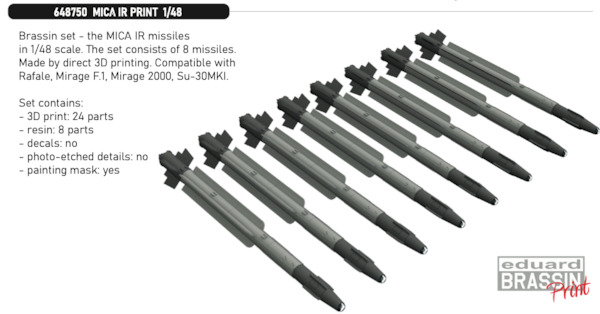 MICA IR Missiles (8x) E648750