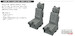 SR71A Blackbird Ejection seats (Revell) E648758