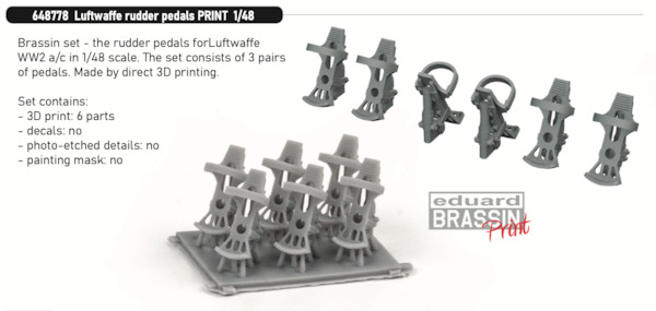 Luftwaffe Rudder Pedals (3 sets)  E648778