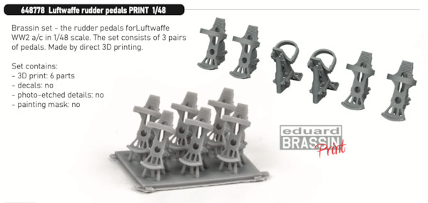 Luftwaffe Rudder Pedals (3 sets) E648778