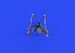 Grumman F4F-3 Wildcat Undercarriage Legs -Bronze- (Eduard) E648779