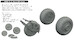 Sukhoi Su25 Frogfoot Wheels (Zvezda) E648780