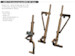 P38J Lightning undercarriage legs - Bronze- (Tamiya) E648784