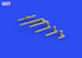 P38J Lightning gun Barrels (Tamiya) E648789
