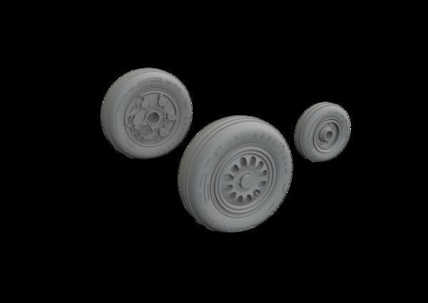 F16C Fighting Falcon Wheels - late- (Kinetic) E648833