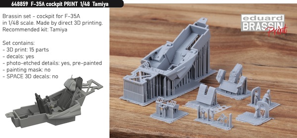 F35A Lightning II Cockpit  (Tamiya)  E648859