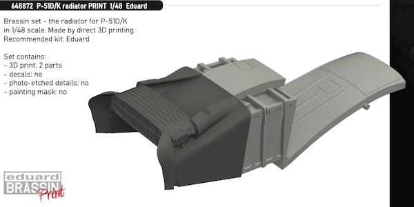 P51D/K Radiator (Eduard) E648872
