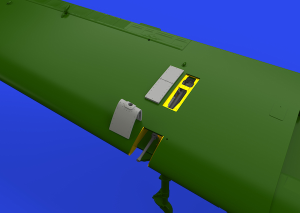 Mitsubishi A6M3 Zero Gun bays Short Barrel (Eduard) E648883