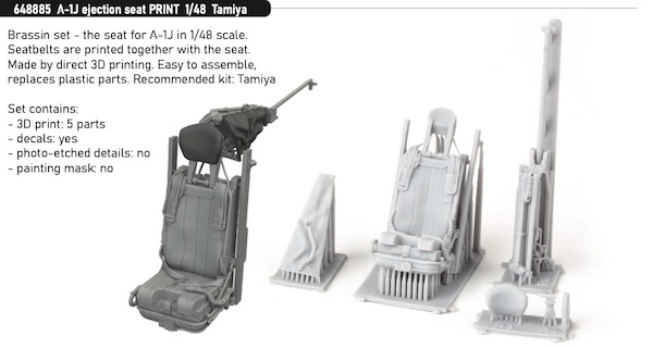 Douglas A1J Skyraider Ejection seat (Tamiya) E648885