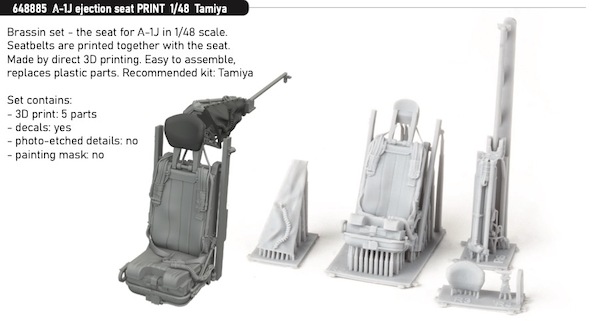 Douglas A1J Skyraider Ejection seat (Tamiya)  E648885