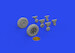 Grumman FM2 Wildcat Wheels (Eduard) E648887