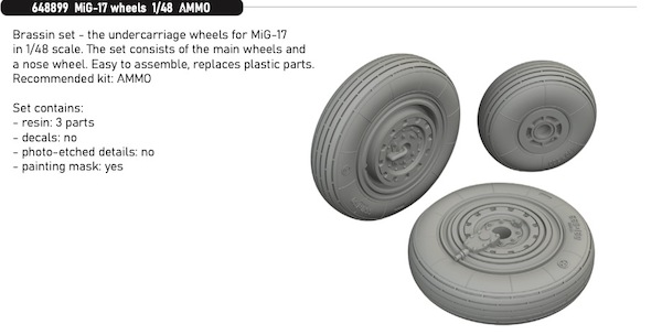 Mikoyan MiG17 Wheels (Ammo-MiG) E648899