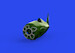 Grumman FM-2 exhausts (Eduard kit) E648901