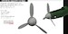 Messerschmitt Bf109K-4 Propeller (Eduard) E648903