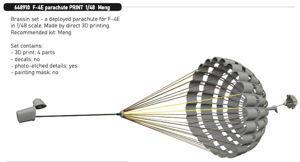 F-4E Brake Parachute (Meng kit) E648910