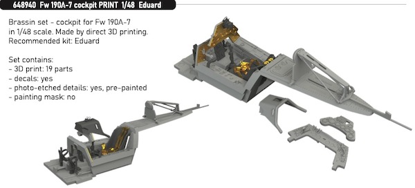 Focke Wulf FW190A-7 Cockpit (Eduard)  E648940